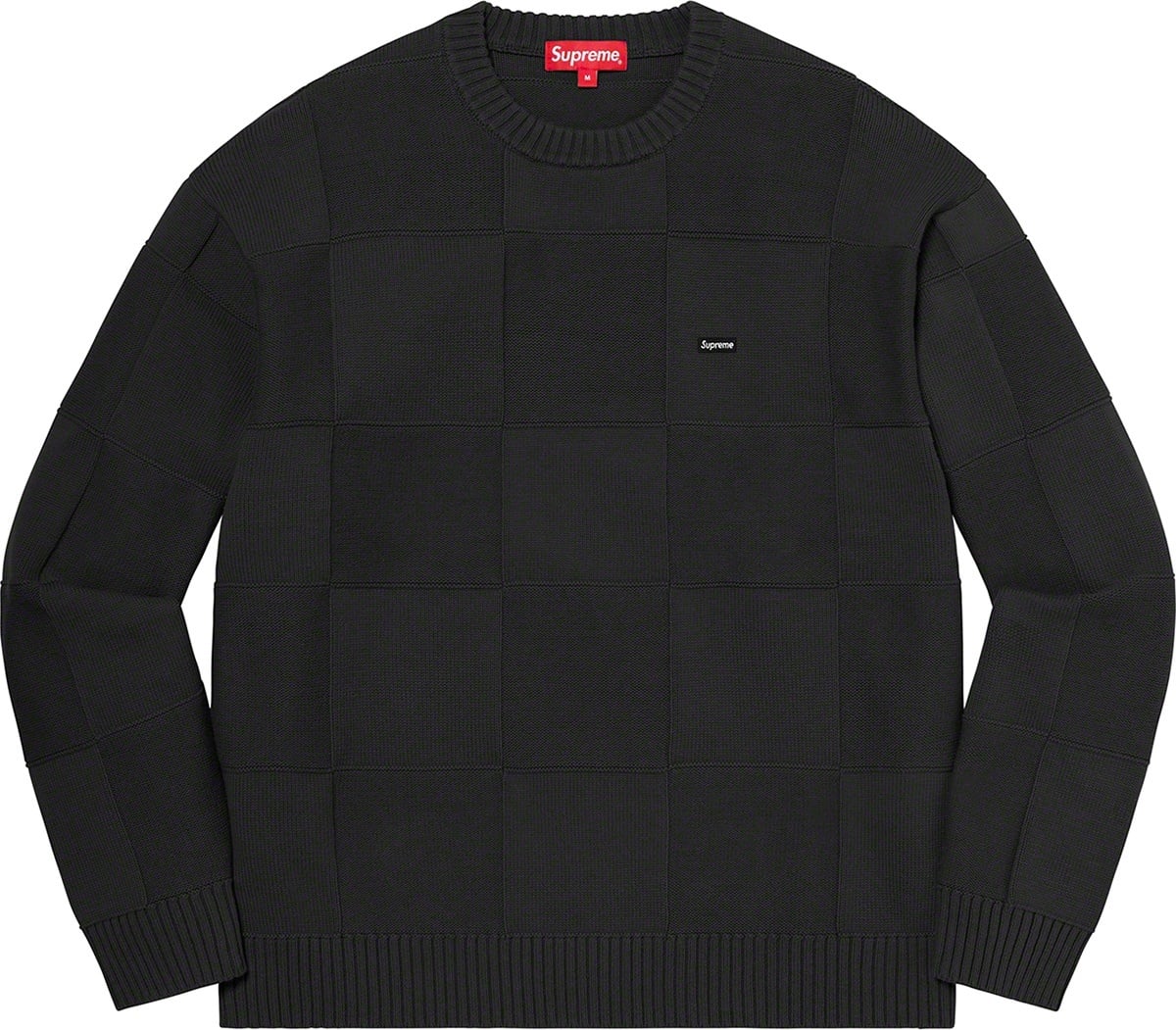 Tonal Checkerboard Small Box Sweater view 13